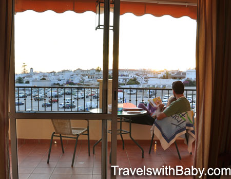 Nerja-Spain-homework-balcony Reading homework while abroad in Spain
