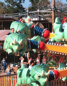 The TriceraTop Spin at Walt Disney World