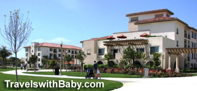 Homewood Suites Liberty Station in San Diego www.travelswithbaby.com